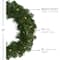 16" Pre-Lit Deluxe Windsor Pine Artificial Christmas Wreath